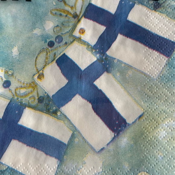 Havi Finnish Paper Dinner (20) and Cocktail (20) Napkins Minna Immonen Design - Picture 6 of 7